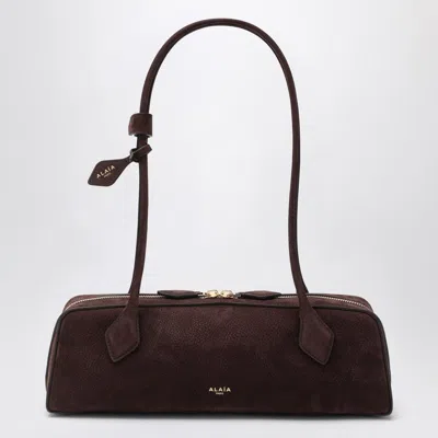 Alaïa Alaia Le Teckel Bag Medium Brown In Nubuck Women