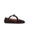 Alaïa Round-toed Ballet Flats In Animal Print