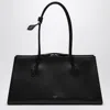 Alaïa Le Teckel Medium Black Leather Bag In Black