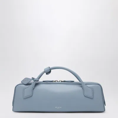 ALAÏA ALAÏA LE TECKEL BLUE LEATHER CLUTCH