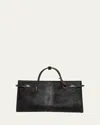 Alaïa Le Teckel Calf Hair Tote Bag In Brown