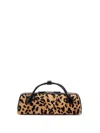 Alaïa Alaia Pochette Le Teckel In Leopard Print Calfskin Women