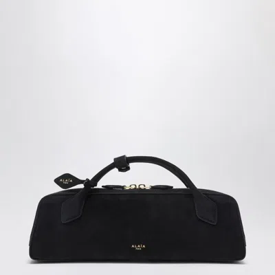 Alaïa Alaia  Le Teckel Clutch Black In Suede