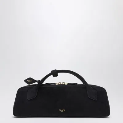 Alaïa Alaia Le Teckel Clutch Black In Suede Women