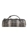 Alaïa Le Teckel Clutch In Ayers Leather In Black