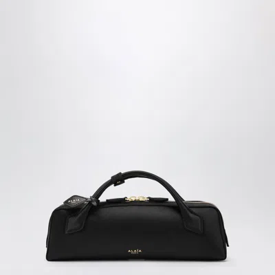 Alaïa Alaia Le Teckel Clutch In Black Silk Satin