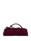 Alaïa Le Teckel Leather-trimmed Suede Clutch