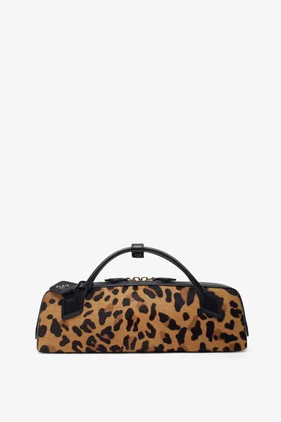 Alaïa Le Teckel Dark Red Clutch