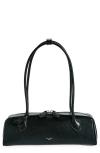 Alaïa Le Teckel Medium Black Leather Bag In Noir