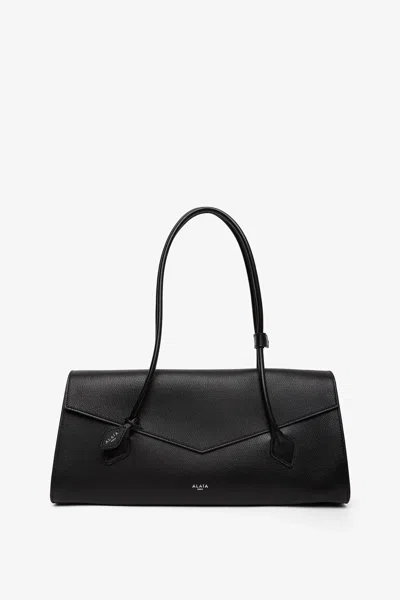 ALAÏA LE TECKEL FLAP BLACK BAG