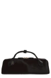 Alaïa Alaia Women Medium Le Teckel Haircalf Handbag In Blue