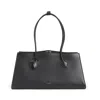Alaïa Le Teckel Medium Black Leather Bag In Black