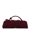 Alaïa Alaìa Burgundy Le Teckel Clutch Bag In Brown