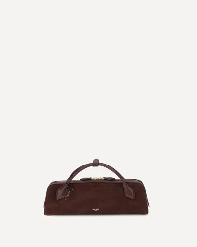 Alaïa Le Teckel Handbag In Burgundy