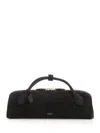 Alaïa Womens Le Teckel Small Leather Shoulder Bag Noir