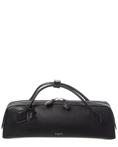 Alaïa Alaia Le Teckel Leather Clutch In Black
