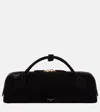 Alaïa Le Teckel Top-handle Bag In Grained Leather In Red