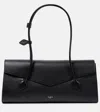 Alaïa Le Teckel Leather Shoulder Bag In Black