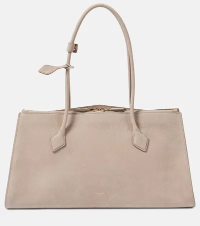 Alaïa Le Teckel Leather Tote Bag In Multicoloured