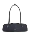 Alaïa Le Teckel Medium Bag In Denim And Leather In Bleu Denim