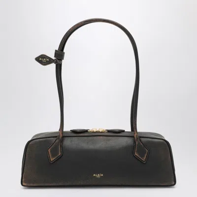 Alaïa Alaia Le Teckel Medium Bag In Aged Leather Women In Black