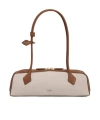 Alaïa Le Teckel Medium Bag In Canvas And Nubuck