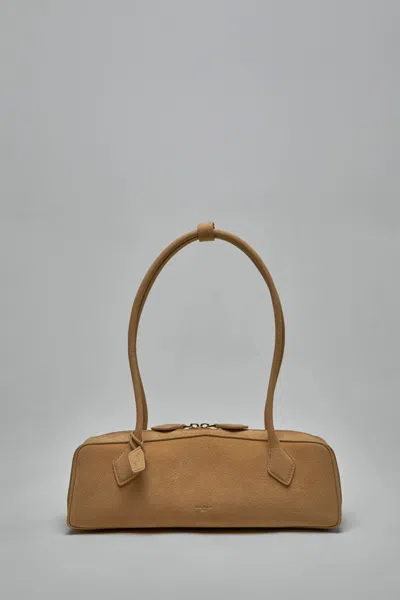 Alaïa Le Teckel Medium Bag In Leather In Brown