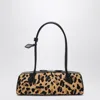 Alaïa Alaia  Le Teckel Medium Bag In Leopard-print Pony Hair