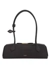 Alaïa Le Teckel Medium Bag In Nubuck Calfskin In Blue