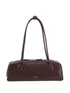 Alaïa Alaia Le Teckel Medium Bag In Shiny Leather In Burgundy