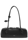 Alaïa Womens Alaia Le Teckel Branded-tag Leather Shoulder Bag In Black