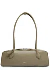 Alaïa Le Teckel Medium Grained Leather Shoulder Bag In Green