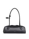 Alaïa Alaia Women Teckel Medium Leather Shoulder Bag In Black