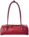 Alaïa Le Teckel Medium Leather Clutch In Red
