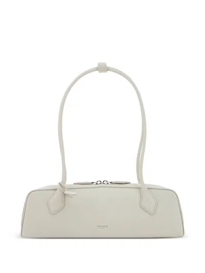 ALAÏA ALAÏA LE TECKEL MEDIUM LEATHER SHOULDER BAG
