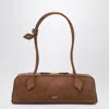Alaïa Alaia Le Teckel Medium Leather Shoulder Bag In Brown