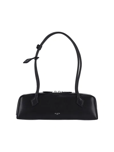 Alaïa "le Teckel" Medium Shoulder Bag In Black