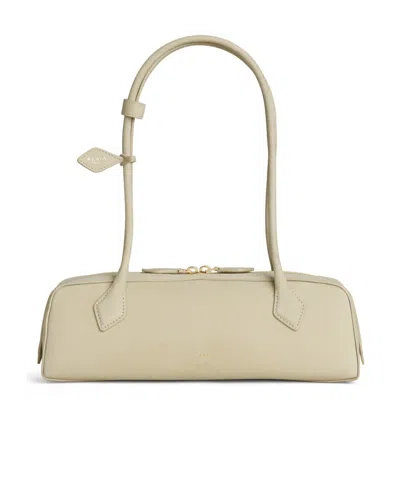 Alaïa Le Teckel Medium Shoulder Bag In Nude