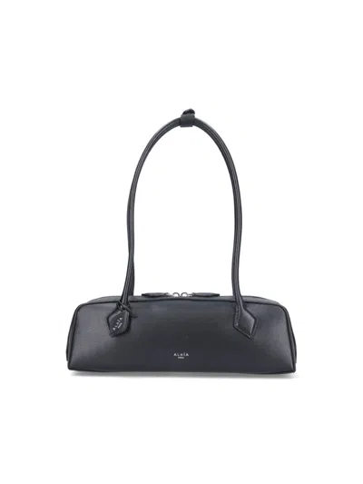 Alaïa "le Teckel" Medium Shoulder Bag In Black