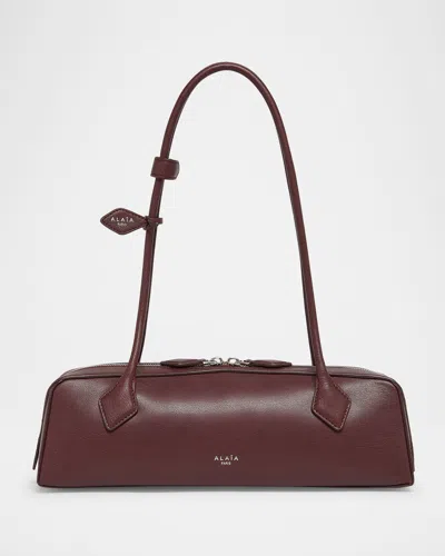 ALAÏA LE TECKEL MEDIUM SHOULDER BAG IN GOATSKIN