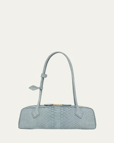 Alaïa Le Teckel Medium Snakeskin Shoulder Bag