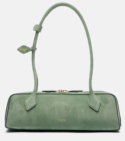 Alaïa Le Teckel Medium Suede Shoulder Bag