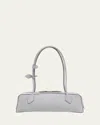 Alaïa Le Teckel Medium Suede Shoulder Bag