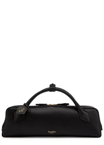 Alaïa Le Teckel Satin Clutch In Black