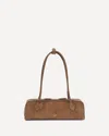 Alaïa Women Le Teckel Shoulder Bag In Brown