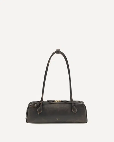 Alaïa Alaia Le Teckel Medium Bag In Aged Leather Women In Black