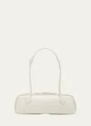 Alaïa Le Teckel Shoulder Bag In Leather In Ivoire