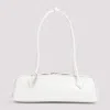 Alaïa White Le Teckel Shoulder Bag In Ivoire