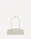 Alaïa Women Le Teckel Shoulder Bag In White