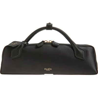 Alaïa Alaia Pochette Le Teckel In Satin In Black